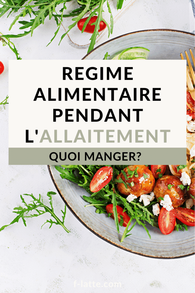 J’allaite, qu’est-ce que je peux manger ?