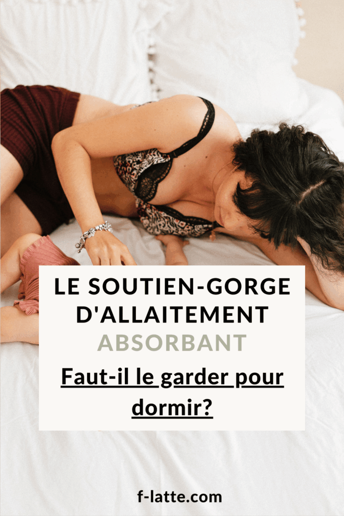 soutien-gorge d'allaitement absorbant