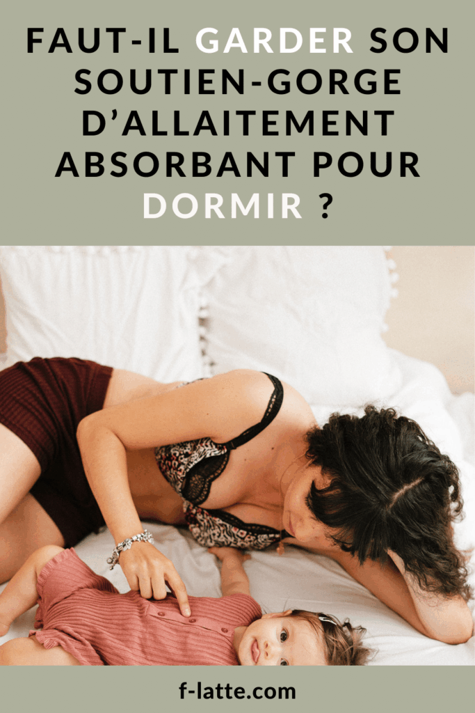 soutien-gorge d'allaitement absorbant