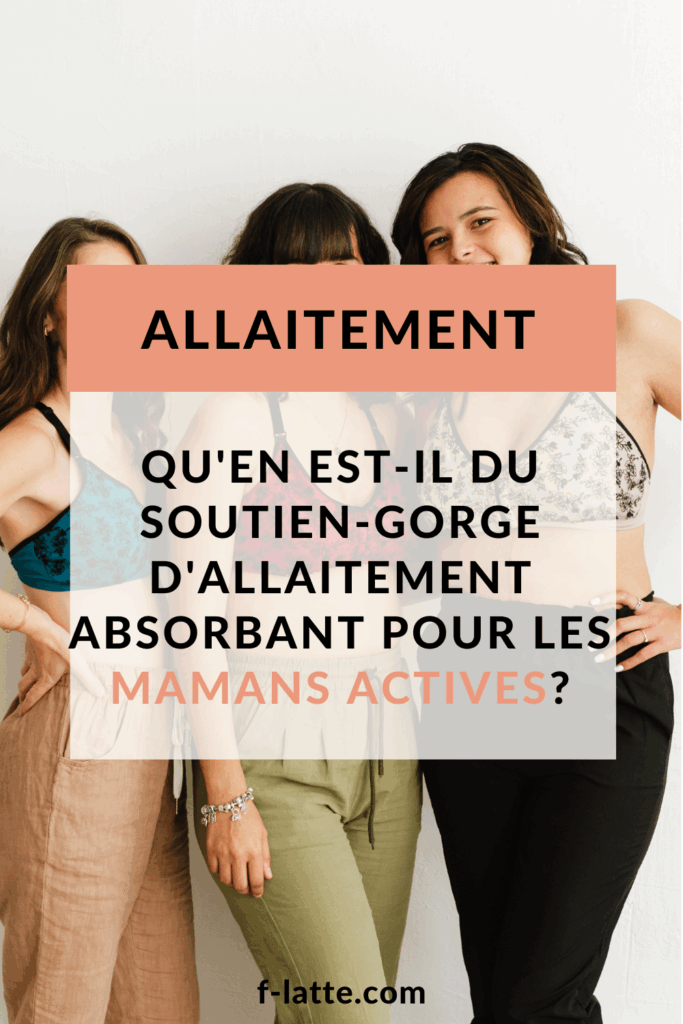 soutien-gorge d'allaitement absorbant