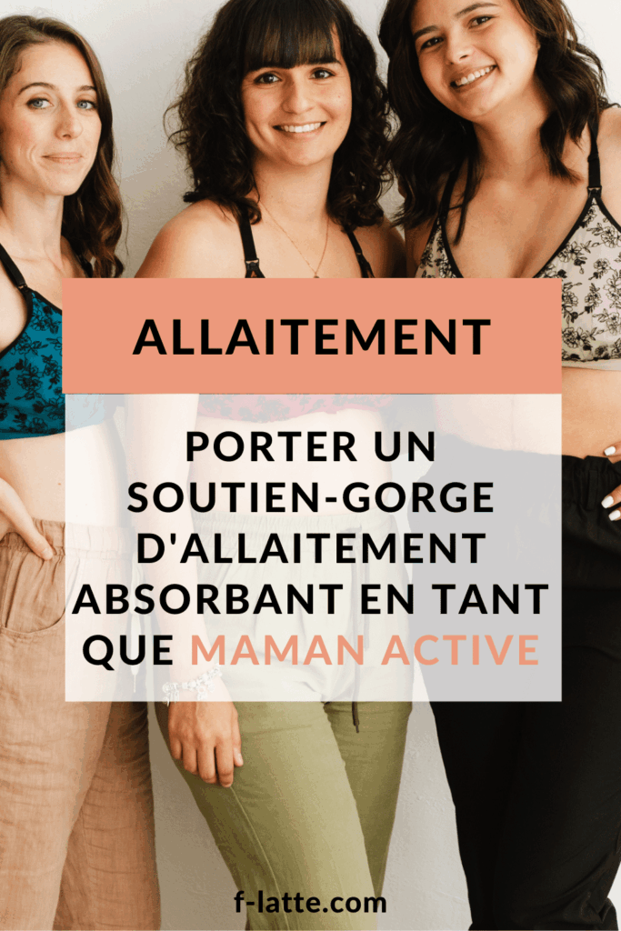 soutien-gorge d'allaitement absorbant