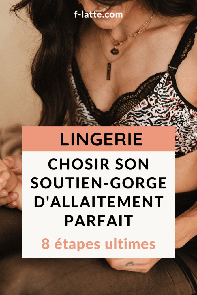 soutien-gorge d'allaitement absorbant F'Latté