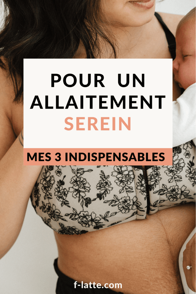 le soutien-gorge d'allaitement absorbant F'Latté
