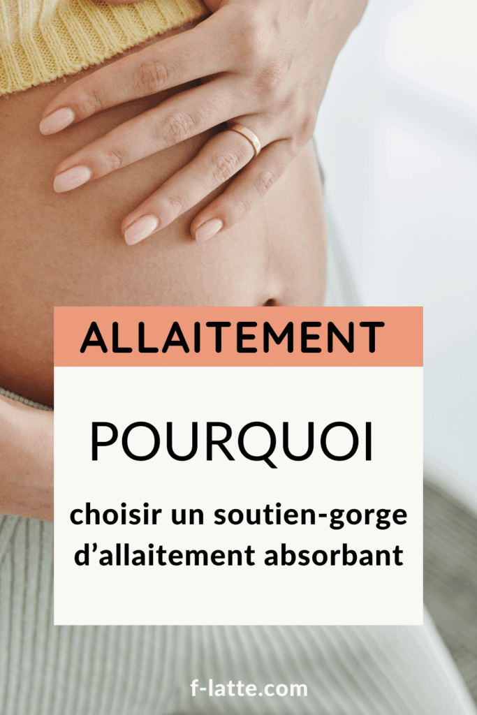 La révolution du soutien-gorge d'allaitement absorbant