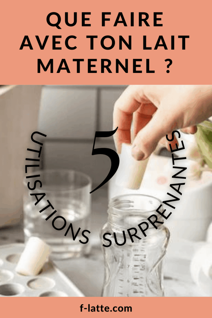 5 utilisations insolites du lait maternel