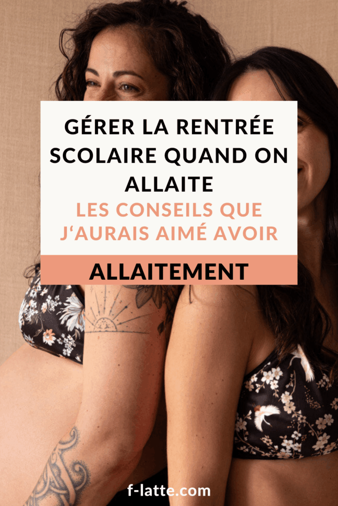Gérer allaitement et rentrée 2024 avec le soutien-gorge d’allaitement