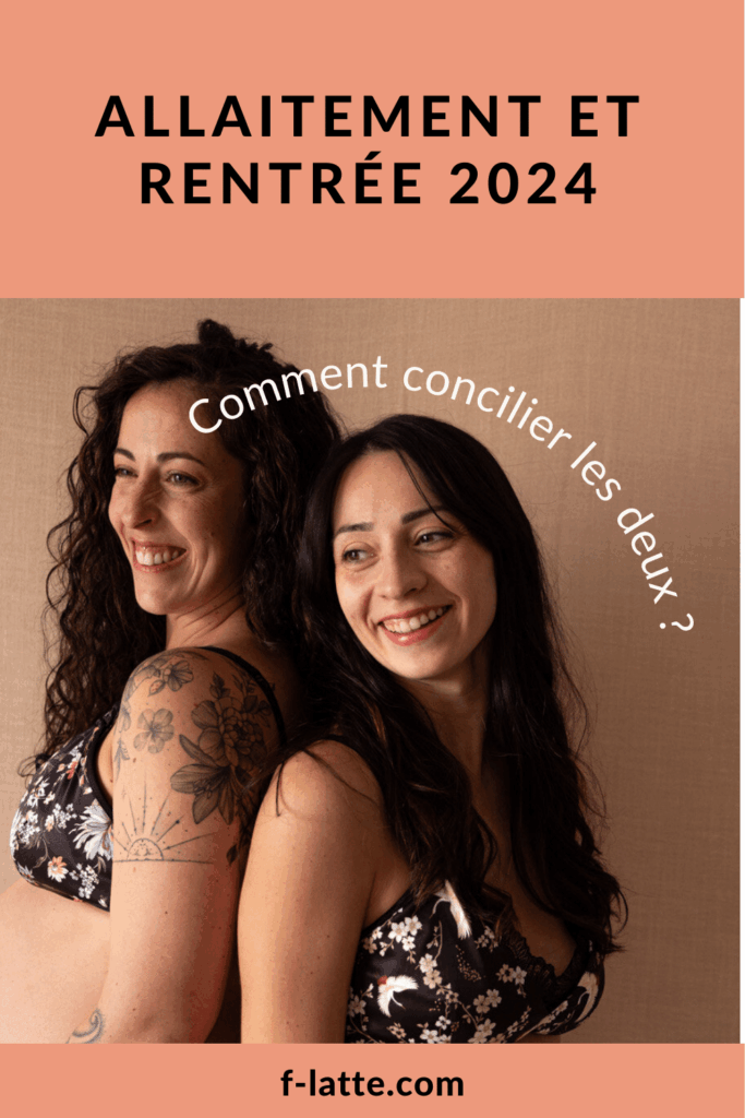 Gérer allaitement et rentrée 2024 avec le soutien-gorge d’allaitement