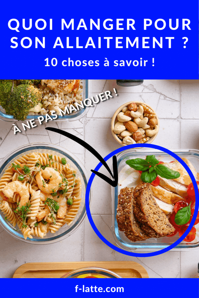 Quoi manger pendant son allaitement ?