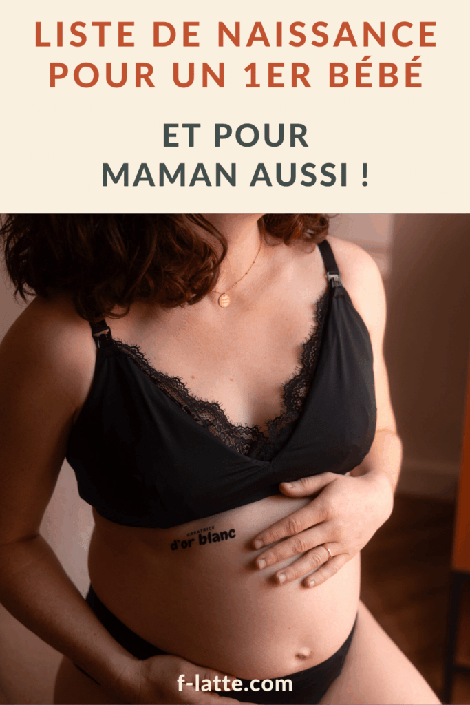 F’Latté : exemple de liste de naissance pour un 1er bébé (et pour maman aussi !)