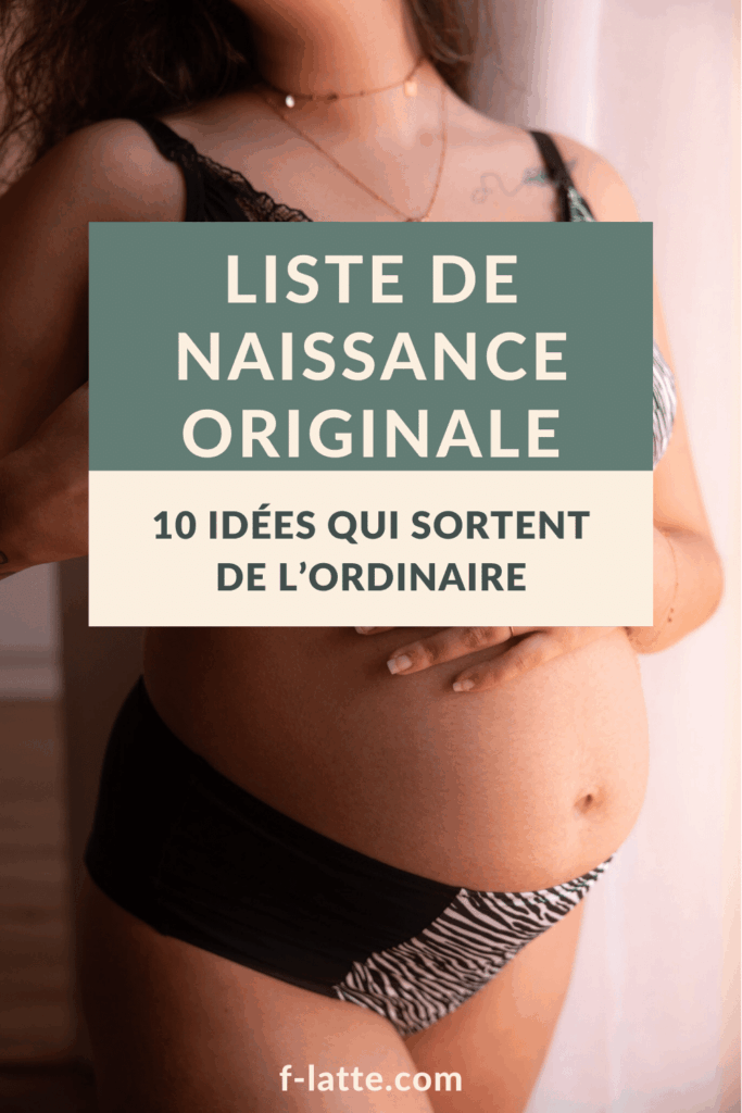 F’Latté : Liste de naissance originale : 10 idées qui sortent de l’ordinaire