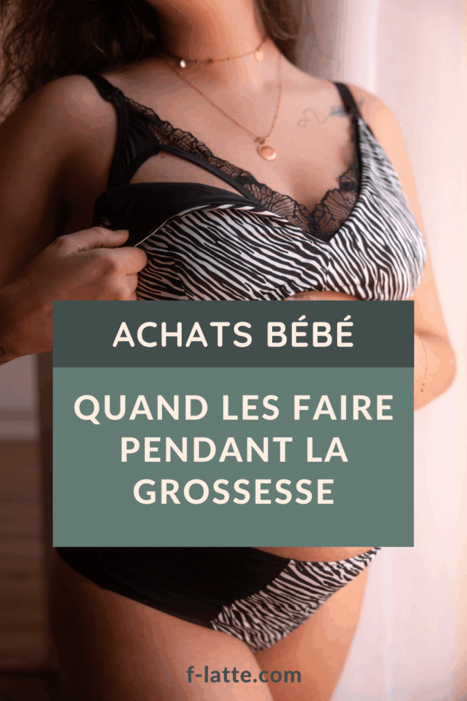 F’Latté : Quand faire les achats bébé pendant la grossesse ?