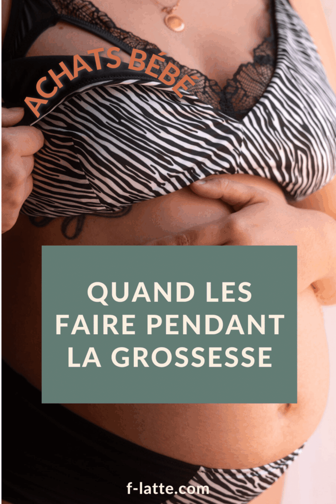 F’Latté : Quand faire les achats bébé pendant la grossesse ?