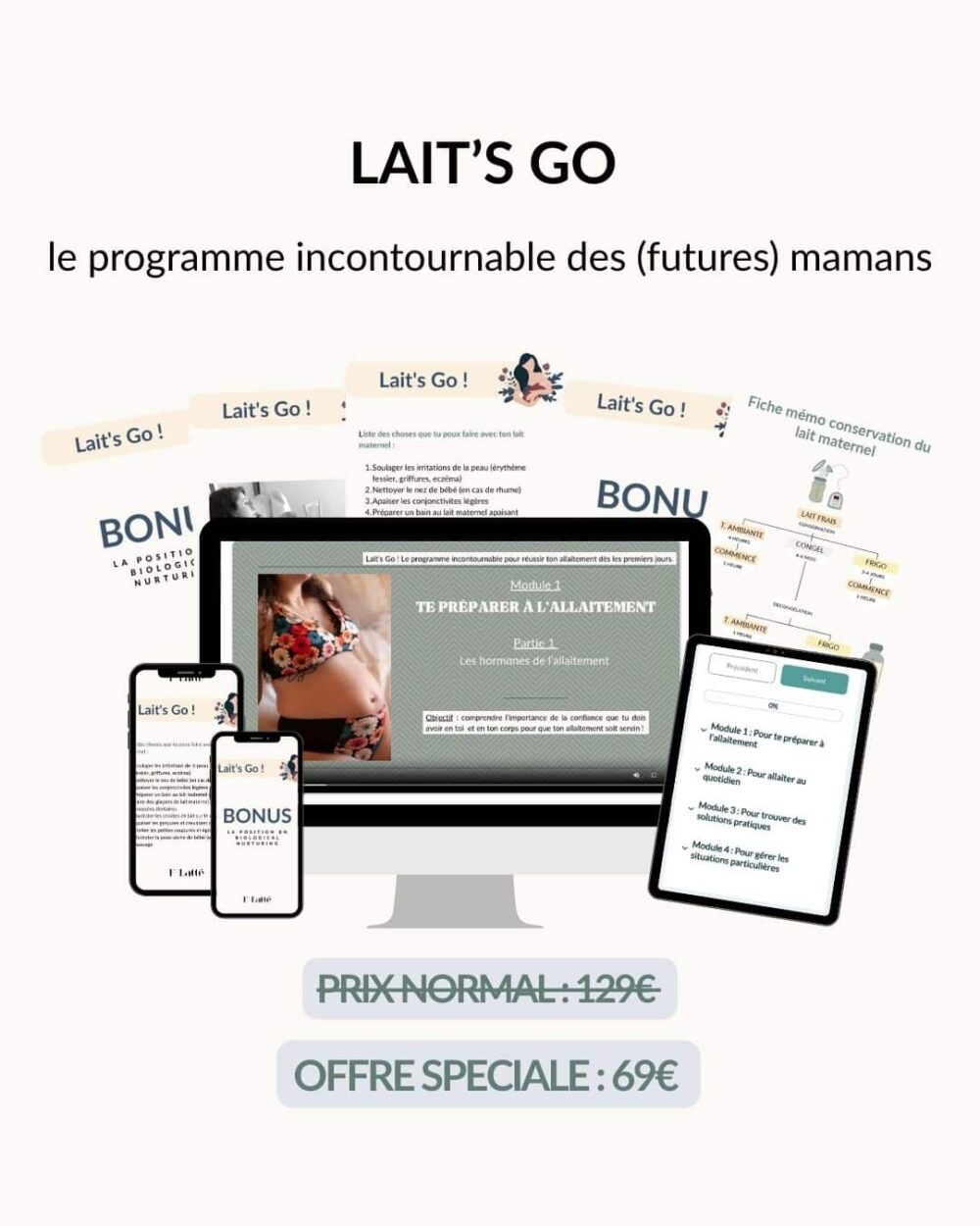 Préparation à l’allaitement Lait’s go